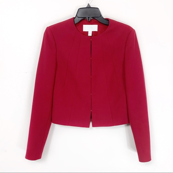 Hugo Boss Jackets & Blazers - Hugo Boss Jenisa Ponte Knit Crop Jacket Size 4